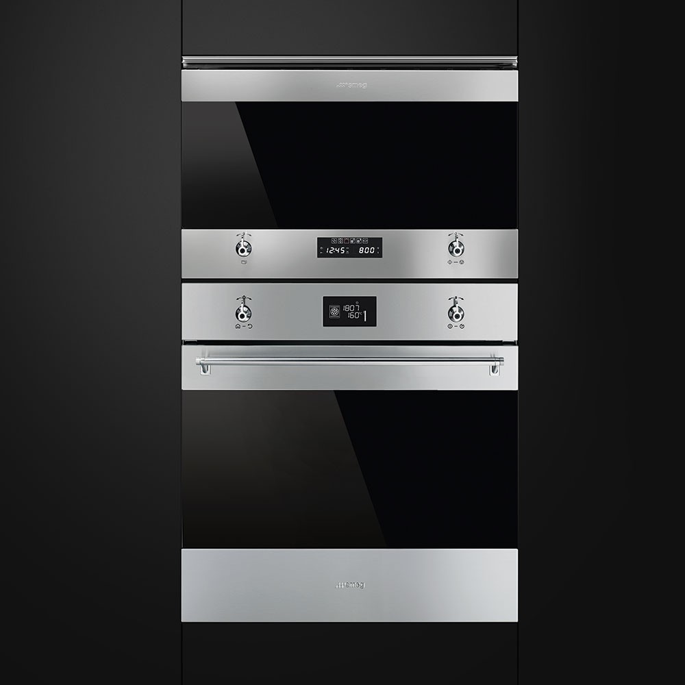 smeg sf6390xe oven ventilated, 60cm, stainless steel