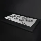 smeg pxl6106 Варочная панель полузаподлицо, 100 см