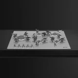 smeg pxl675l HOB, 75 CM, GAZ, DOLCE STIL NOVO