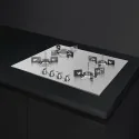 smeg pxl664 TABLE DE CUISSON, 60 CM, GAZ