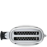 smeg TSF02SSEU Tostapane 4 Fette, Cromato