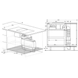 gaggenau CV 282 110 Flex Индукционная варочная панель со встроенной вентиляцией