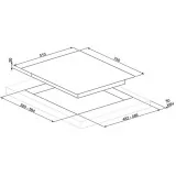 smeg pv675cnr Варочная панель, 75 см