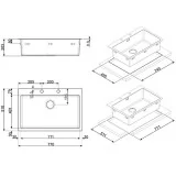 smeg lft77RS Lavello da incasso 