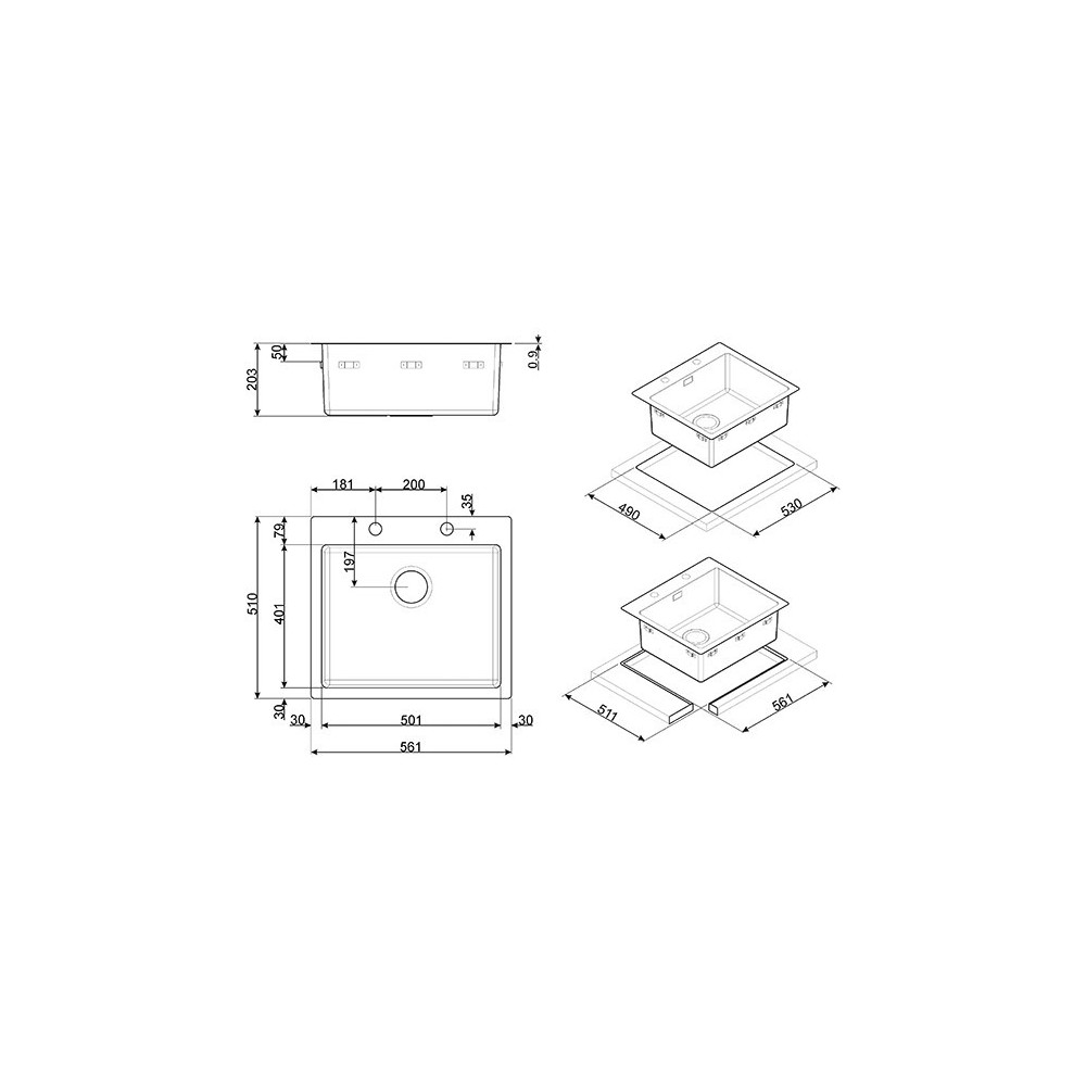 smeg lft50RS fregadero receso