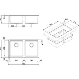 vstp3434-2 UNDERMOUNT SINK