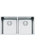 smeg vstr3434-2 Doppia vasca sottotop in acciaio inox 
