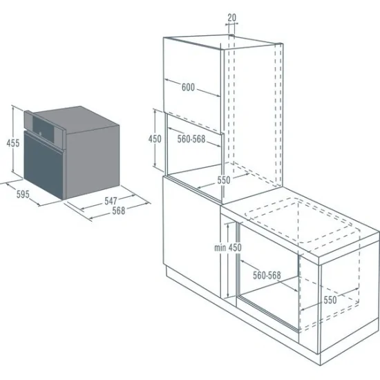asko OCM 8478 G FORNO COMBI MICROONDE
