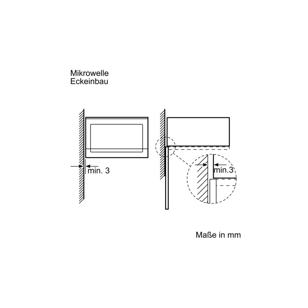 bosch BFL523MS0 висячая утопленная микроволновка