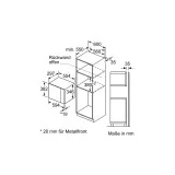 bosch BFL523MS0 Microonde da incasso pensile