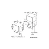 bosch BFL523MS0 висячая утопленная микроволновка