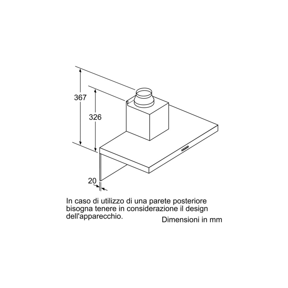 bosch DWB94BC50 Cappa aspirante 