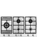 SMEG-Herd PS9062 90cm Edelstahl 5-feuerter Seite 5kw