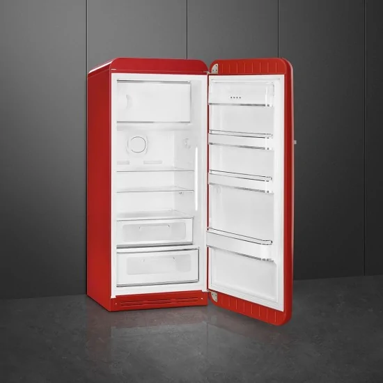 smeg FAB28RR1 50’s Retro Style Refrigerator-Freezer, Red, 
