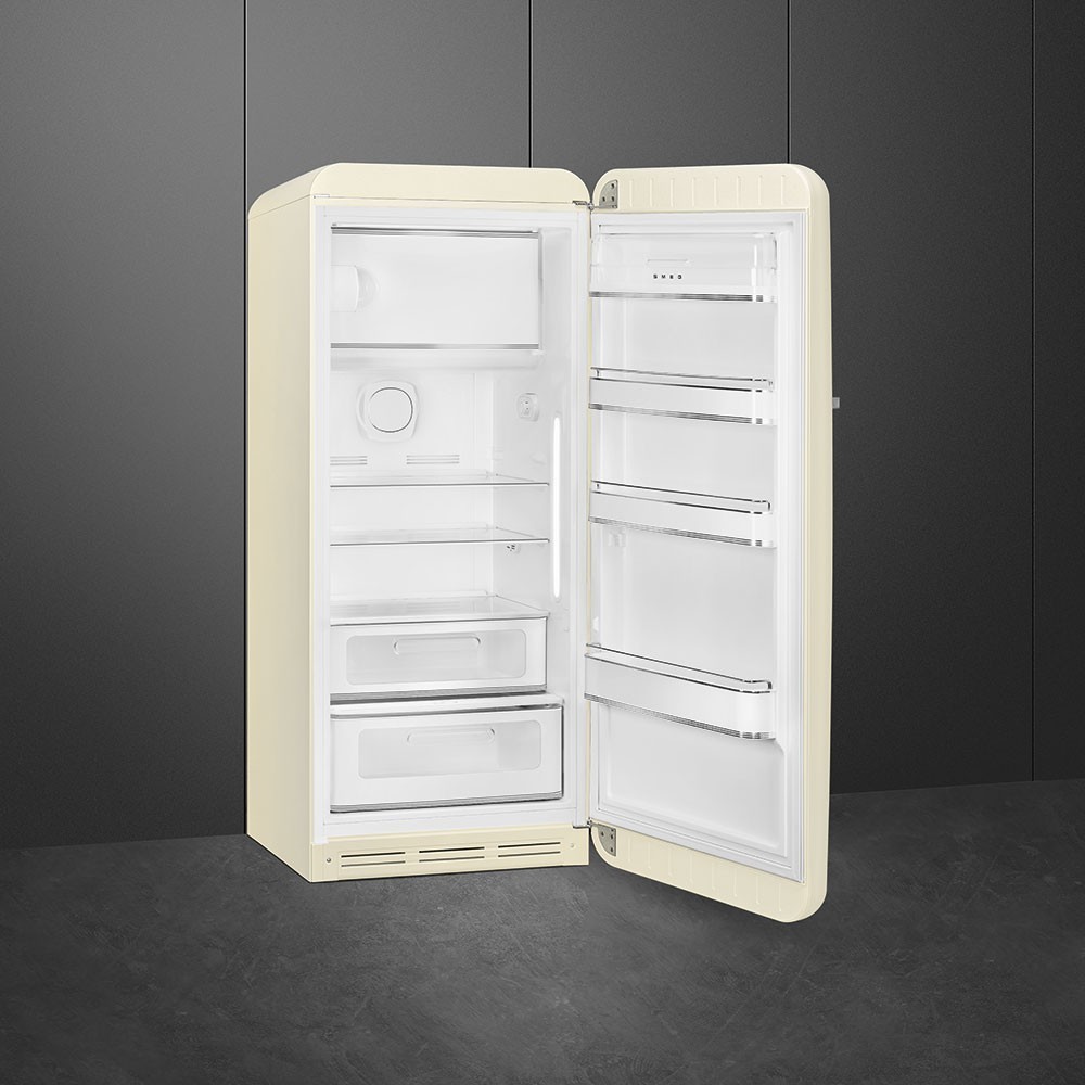 smeg FAB28LP1 50’s Retro Style Refrigerator-Freezer, Cream,