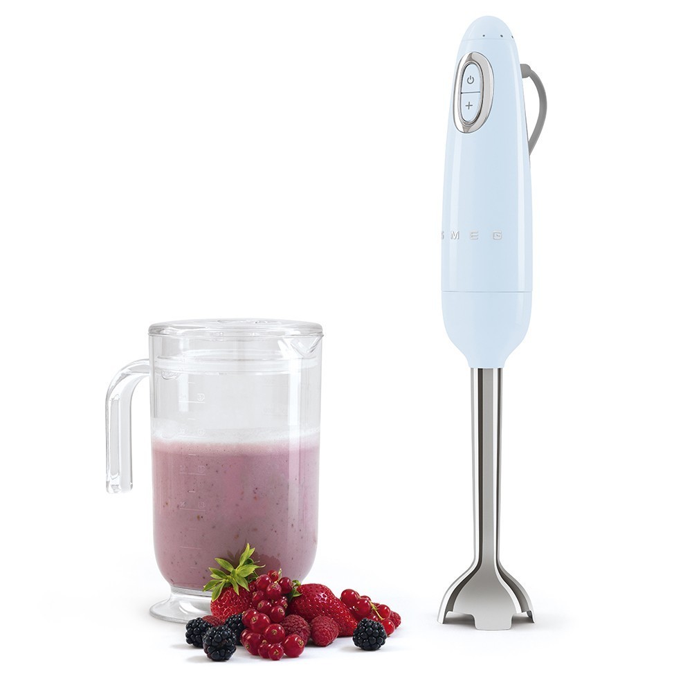 smeg HBF02PBEU Hand Blender, Pastel Blue