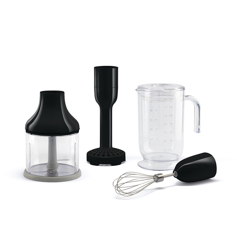 smeg HBF02BLEU Hand Blender, Black
