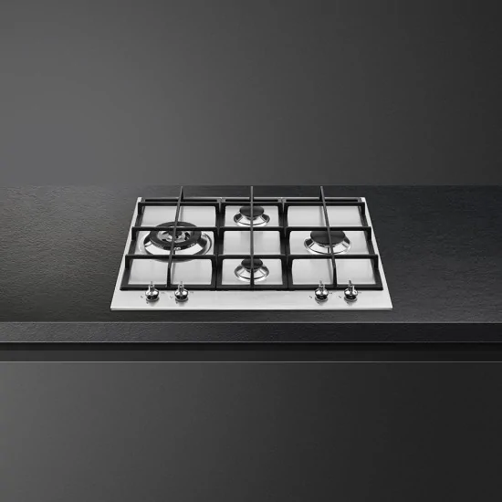 smeg PX364L Cocina superior, 60 cm, acero inoxidable