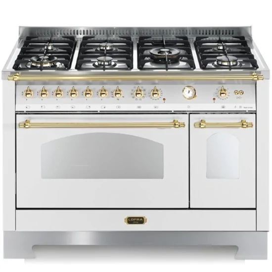 Lofra RBPD126MFT+E/2AEO Cucina 120cm Bianco Perla