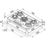 Франке FHFS7854GTCBKC 