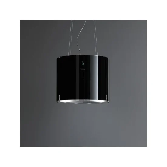 Falmec Cappa a Sospensione Eolo Finitura nero da 45cm e Potenza 450m3/h