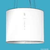 Falmec Cappa da Parete Eolo Finitura Bianco da 45cm e Potenza 450m3/h