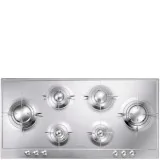 smeg p106es Hob, 101 cm, polished stainless steel