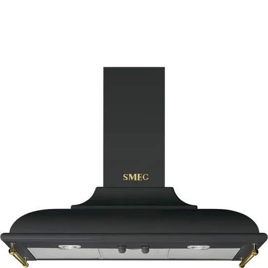 smeg kc19aoe Wall Hood, 90 cm, anthracite