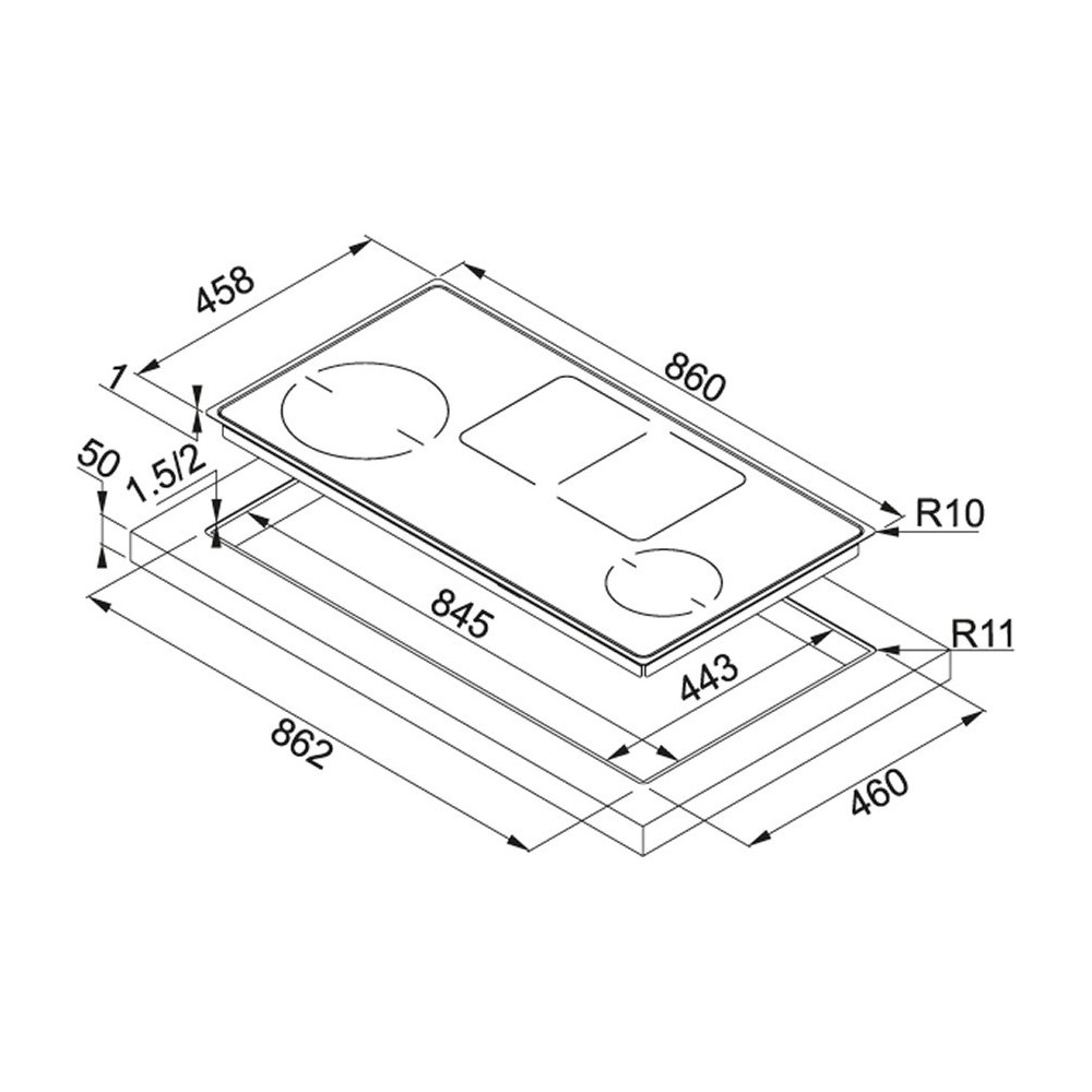 Franke FHFS SY 864 2I 1FLEX ST BK