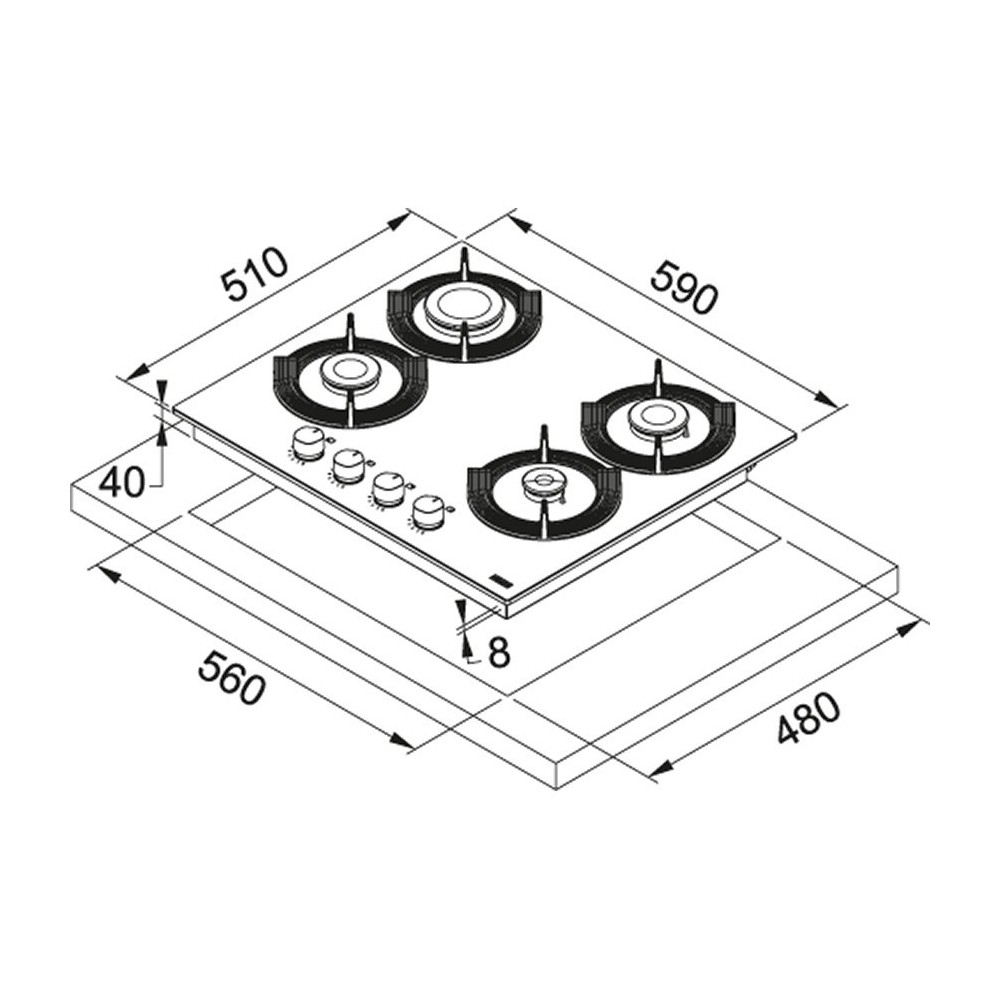 franke FHMF 604 4G C 