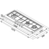 franke FHNE 1204 3G TC XS C Inox satinato