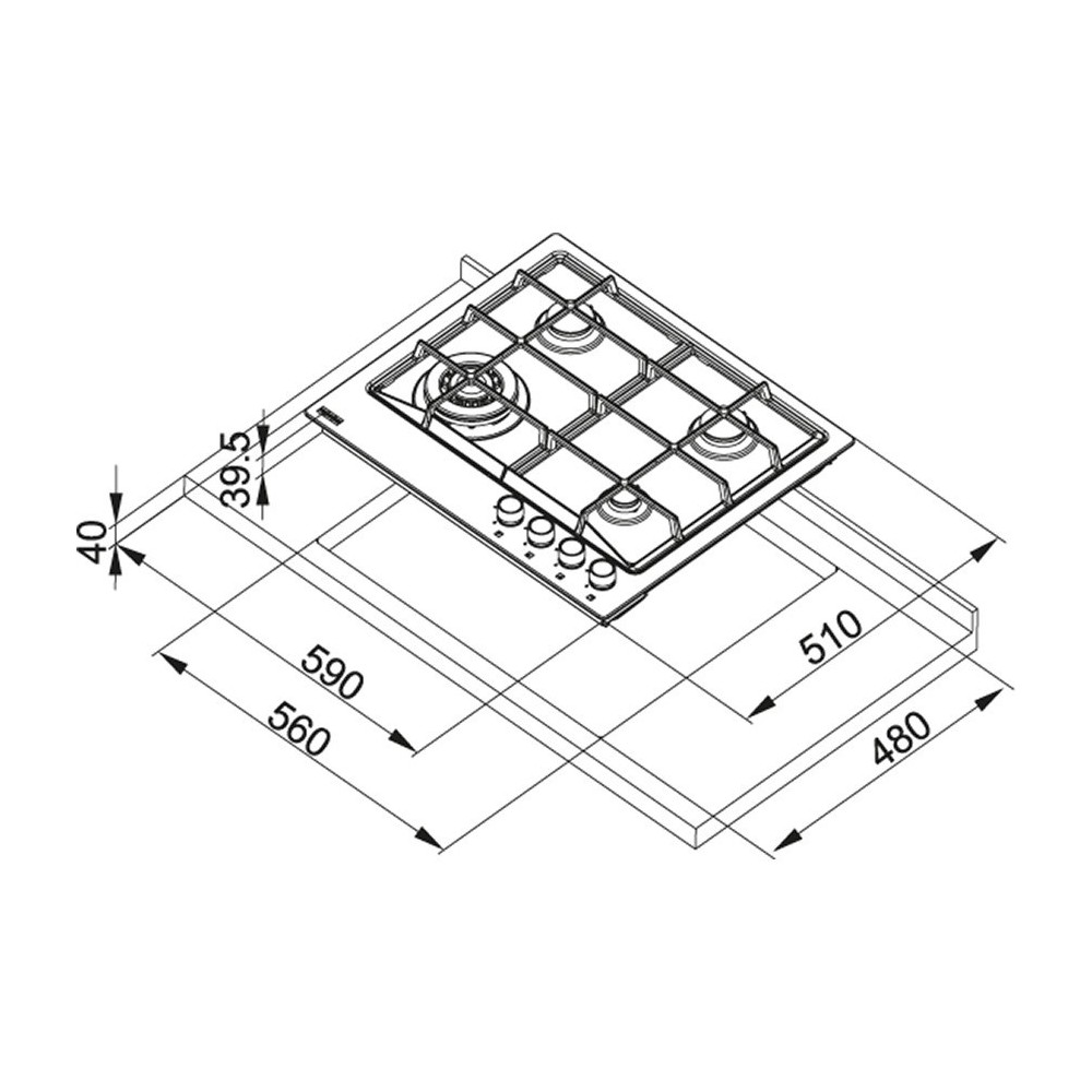 fHNE 604 3G TC XS C Inox satin