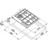 franke FHNE 604 3G TC XS C Inox satinato