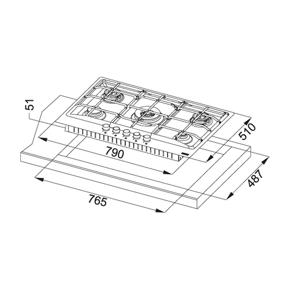 fHNE 805 4G TC XS C Inox satin