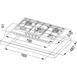 fHNE 805 4G TC XS C Inox satin