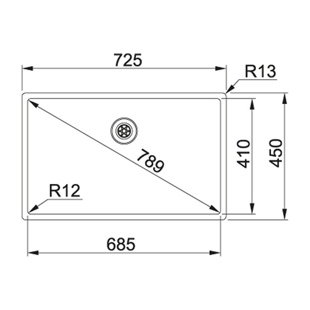 Franke Box BXX 210/110-68 
