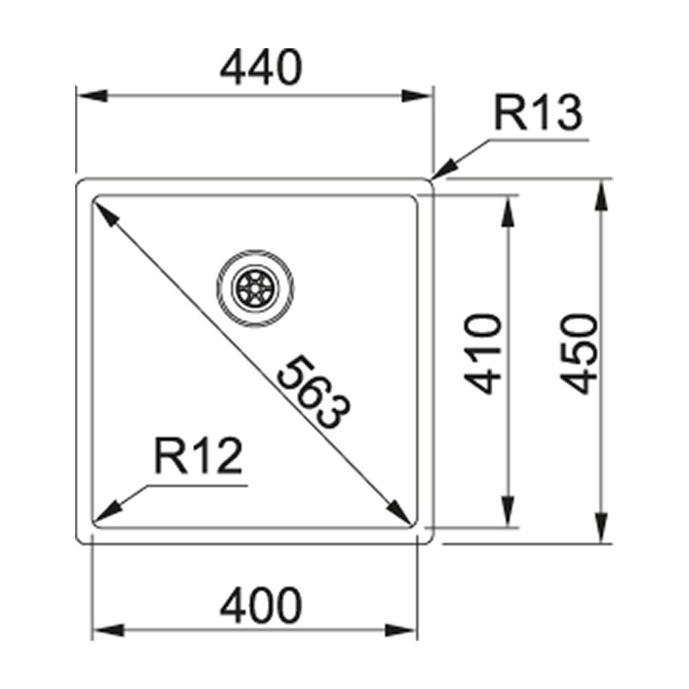 Franke Recuadro BXX 210-40 / 110-40