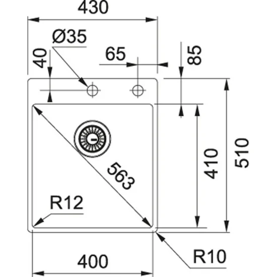 Franke 方框BXX 210-40 TL