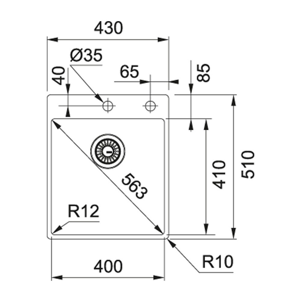 Franke 方框BXX 210-40 TL
