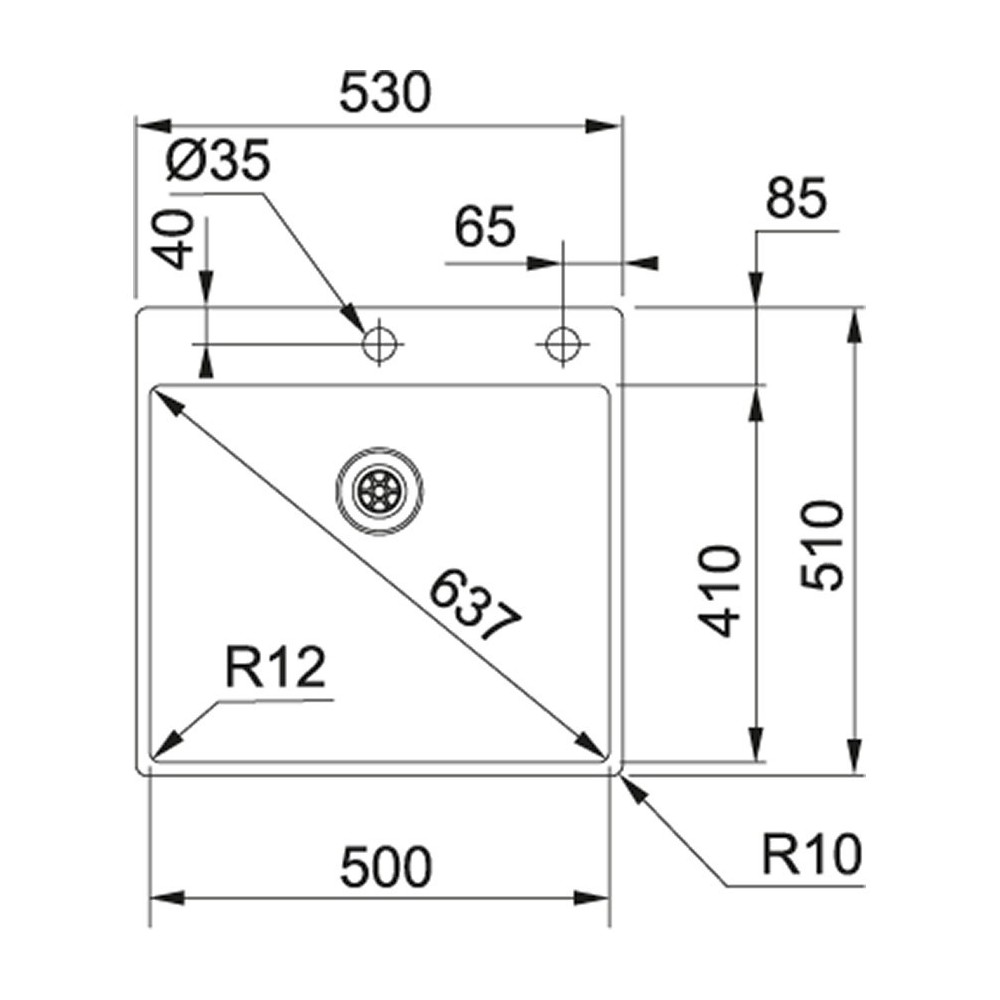 Franke 方框BXX 210-50 TL
