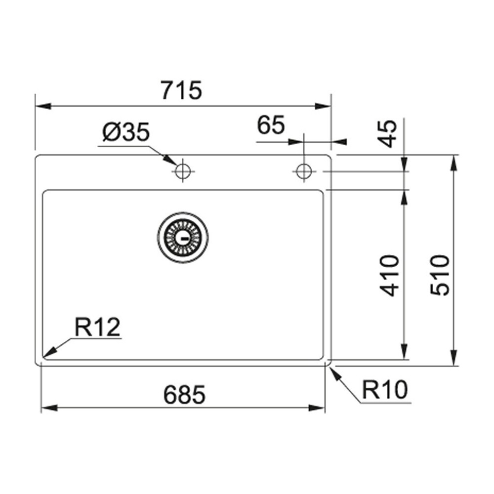 Franke 盒子 BXX 210-68 TL