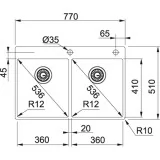 Franke Box BXX 220 36-36 TL