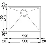 franke Planar PPX 110-52染色不锈钢