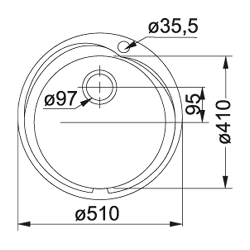 franke Round ROX 610-41