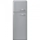 smeg FAB30LSV3 Fridge two doors 50's, metallic grey, 