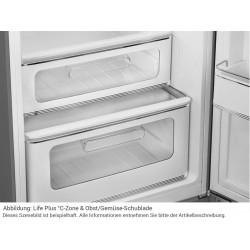 smeg FAB30lv1 Double door Refrigerator-Freezer, Pastel green