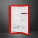 smeg FAB30RR1 Nevera dos puertas años 50, rojo,