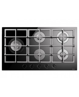 ilve HCG90SCK Gas hob in tempered glass