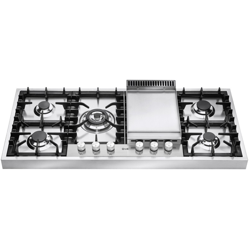 Ilve Hap125fd Stainless Steel Gas Cooker Hob Gas Dueg Store