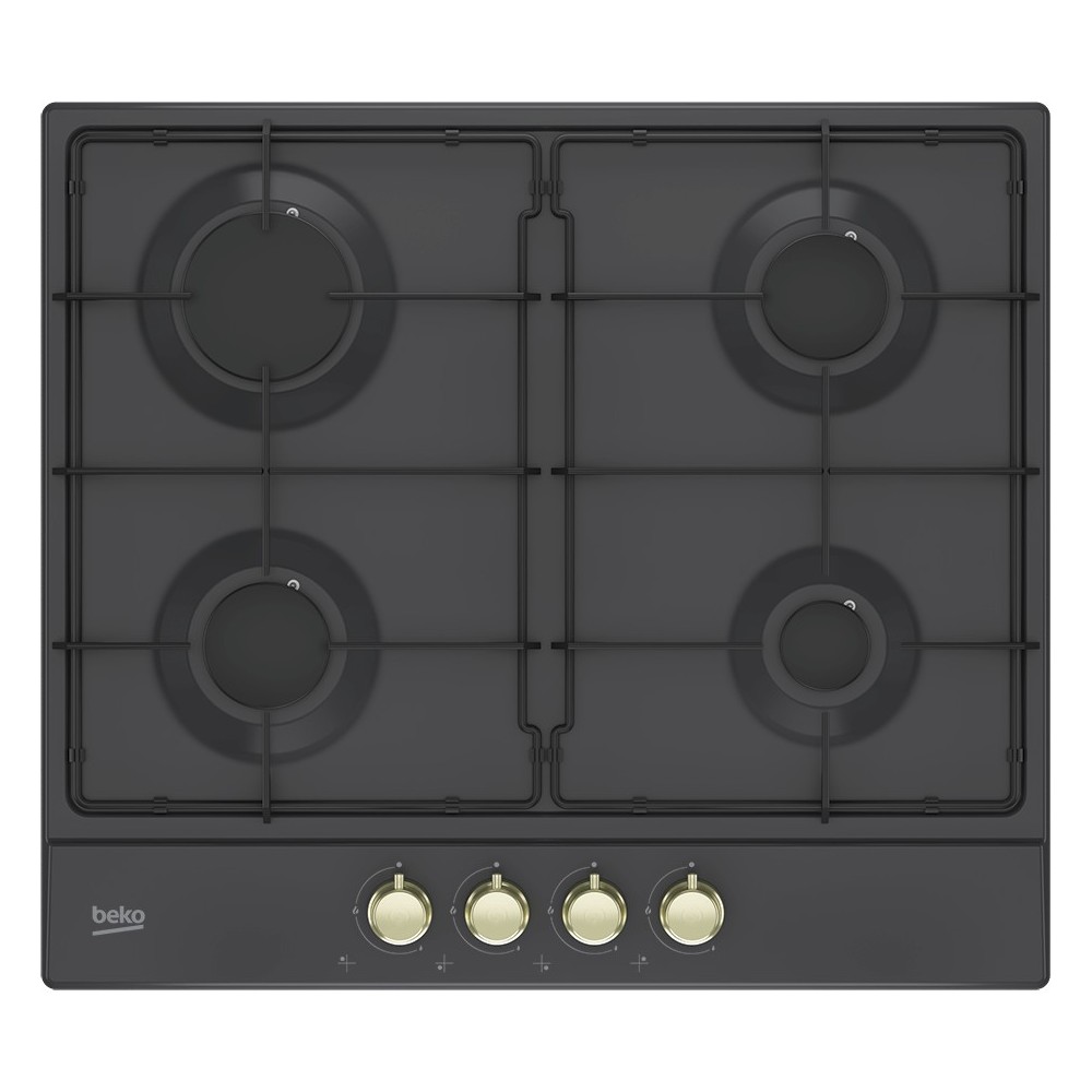 Beko HIMG64224SAR Piano Cottura a Gas Ghisa da 60 cm